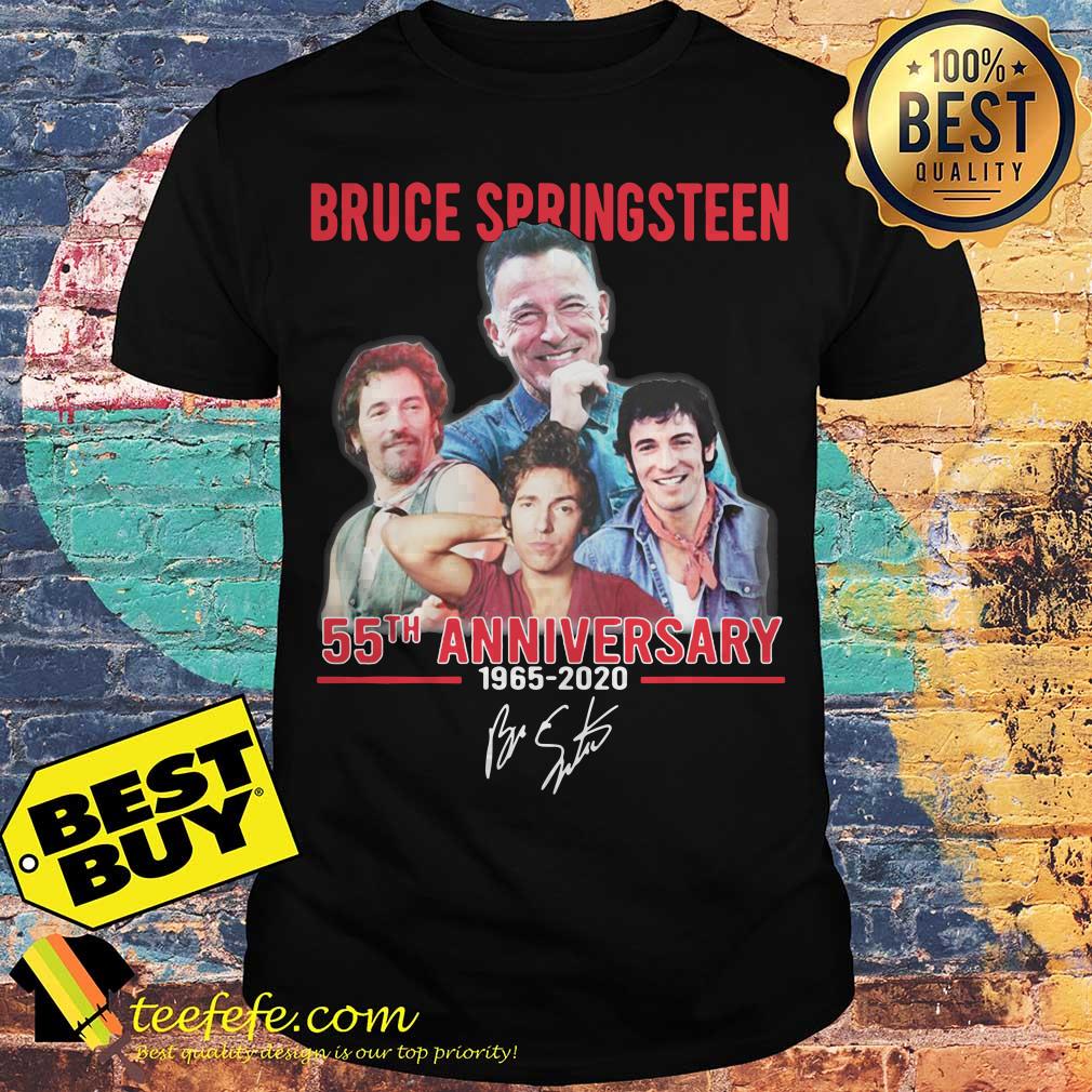 Bruce Springsteen 55th anniversary 1965-2020 Signatures shirt
