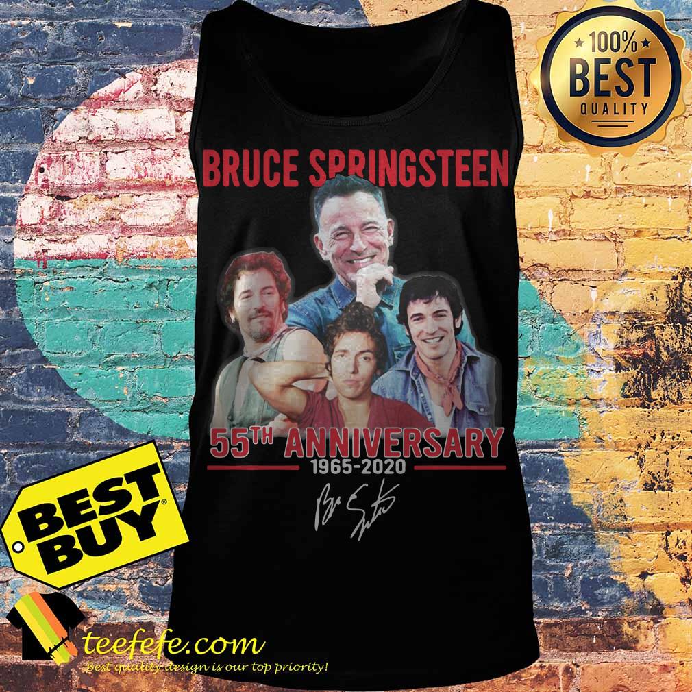 Bruce Springsteen 55th anniversary 1965-2020 Signatures tank top