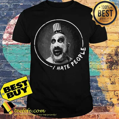 Captain Spaulding I hate people Halloween shirt