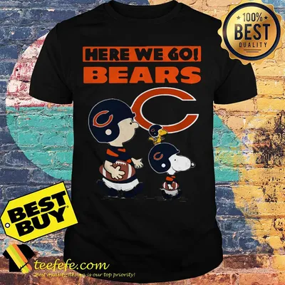 Chicago Bears here we go of The Peanut shirt