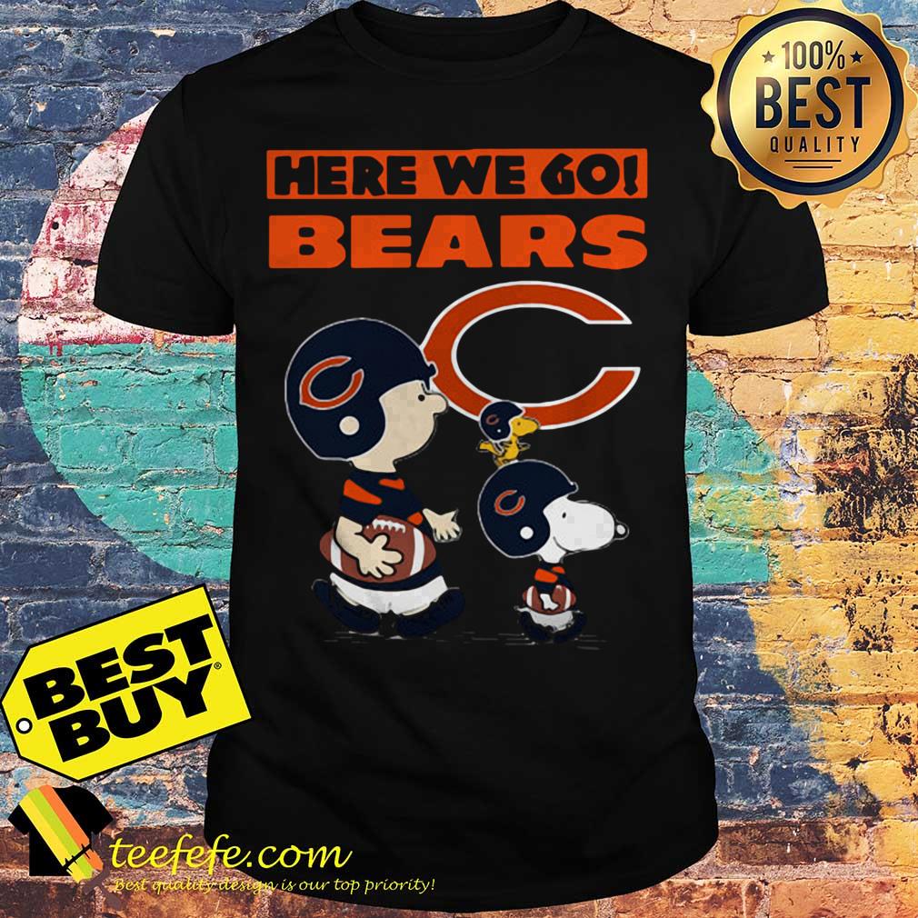 Chicago Bears here we go of The Peanut shirt Chicago Bears here we go of The Peanut shirt