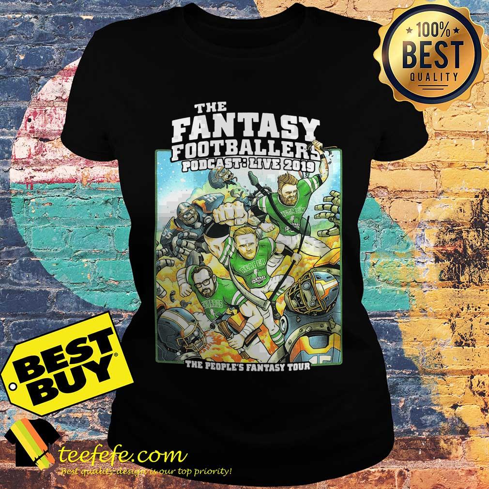 The Fantasy Footballers Podcast live 2019 People's Fantasy Live Tour ladies tee