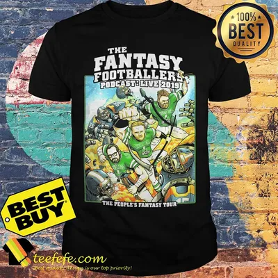 The Fantasy Footballers Podcast live 2019 People's Fantasy Live Tour shirt