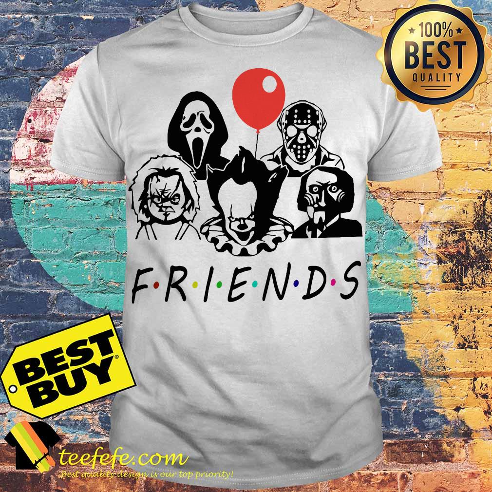 Friends Halloween Horror Movies Characters Shirt