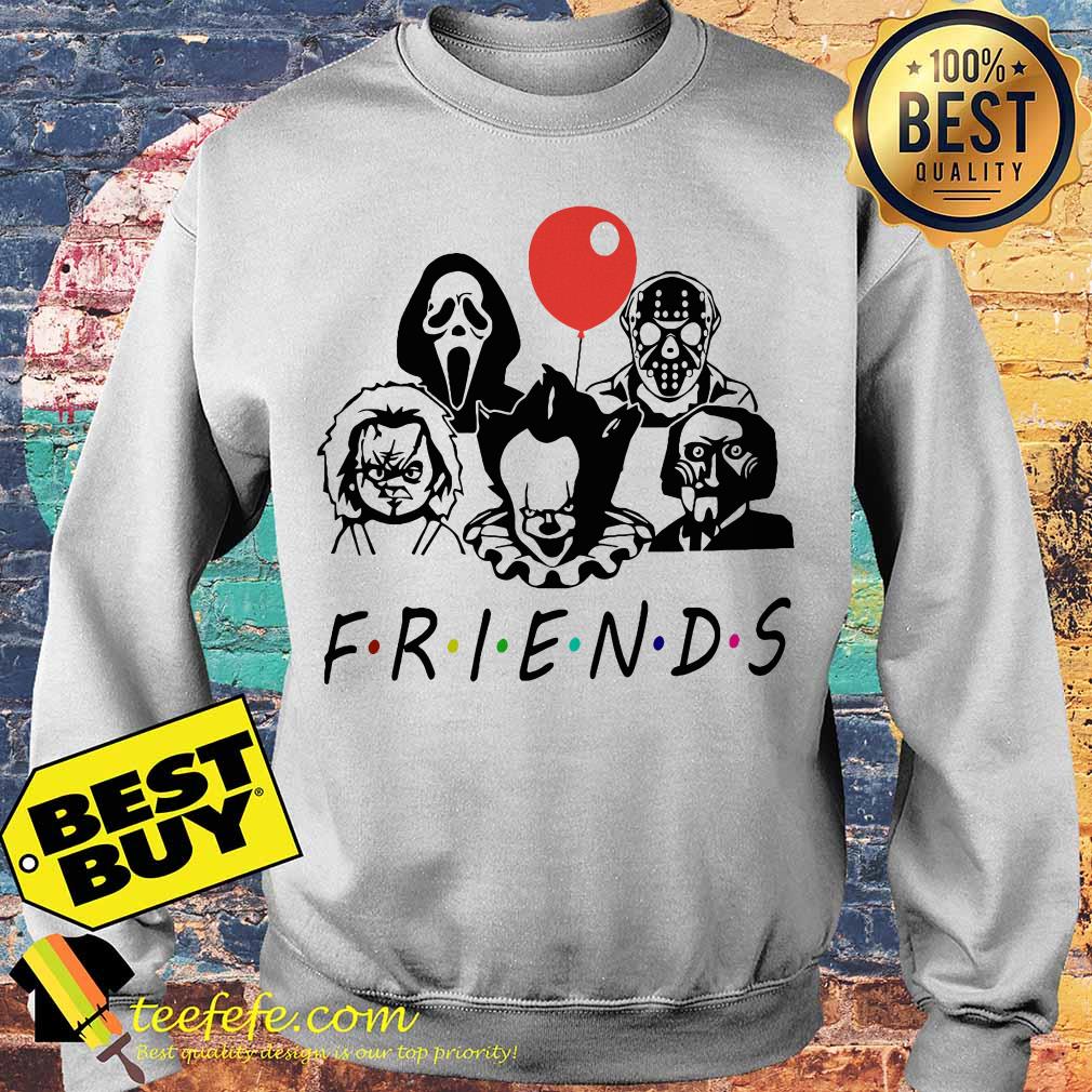 Friends Halloween Horror Movies Characters Sweatshirt