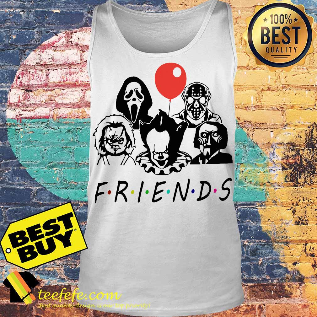 Friends Halloween Horror Movies Characters tank top