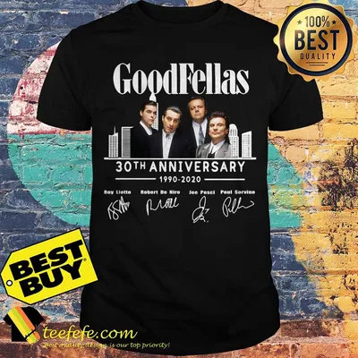 Goodfellas 30th anniversary 1990-2020 signature shirt