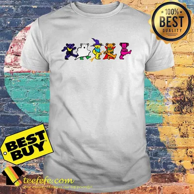 Grateful dead dancing bears Halloween shirt