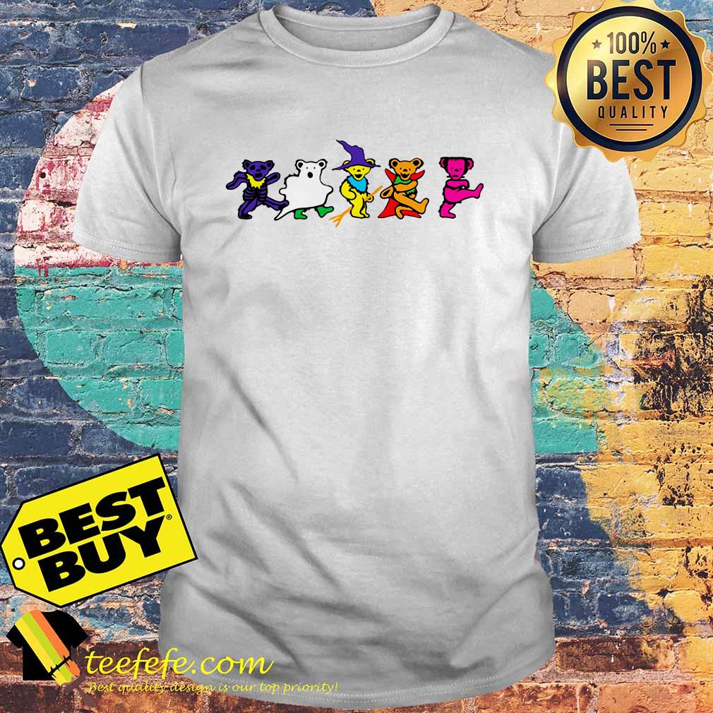 Grateful dead dancing bears Halloween shirt