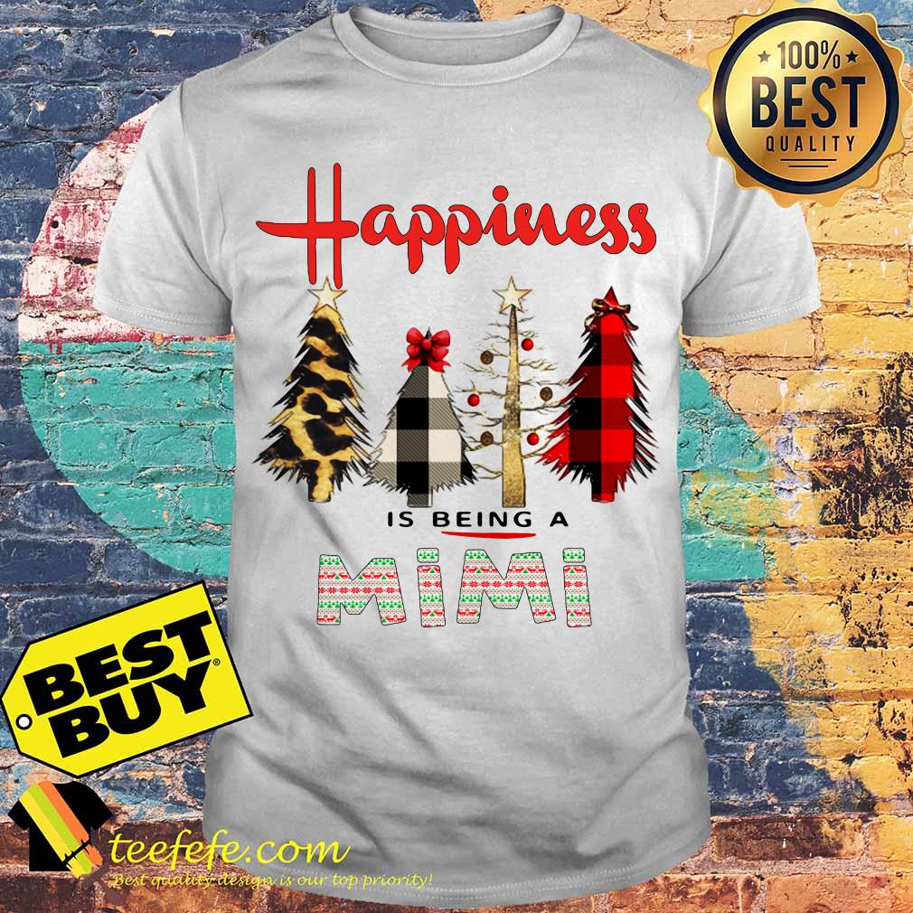 Happiness is being a Mimi Xmas art shirt Happiness is being a Mimi Xmas art shirt