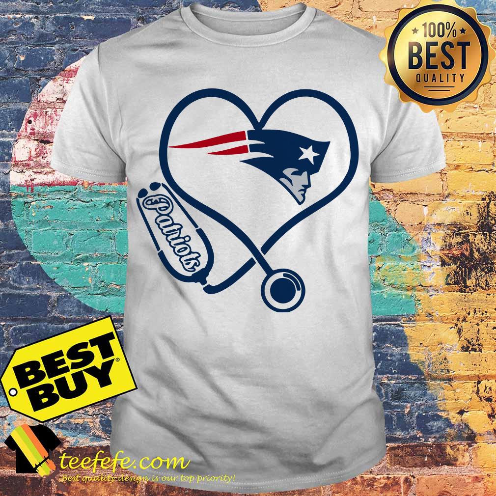 Heart stethoscope Nurse New England Patriots shirt Heart stethoscope Nurse New England Patriots shirt