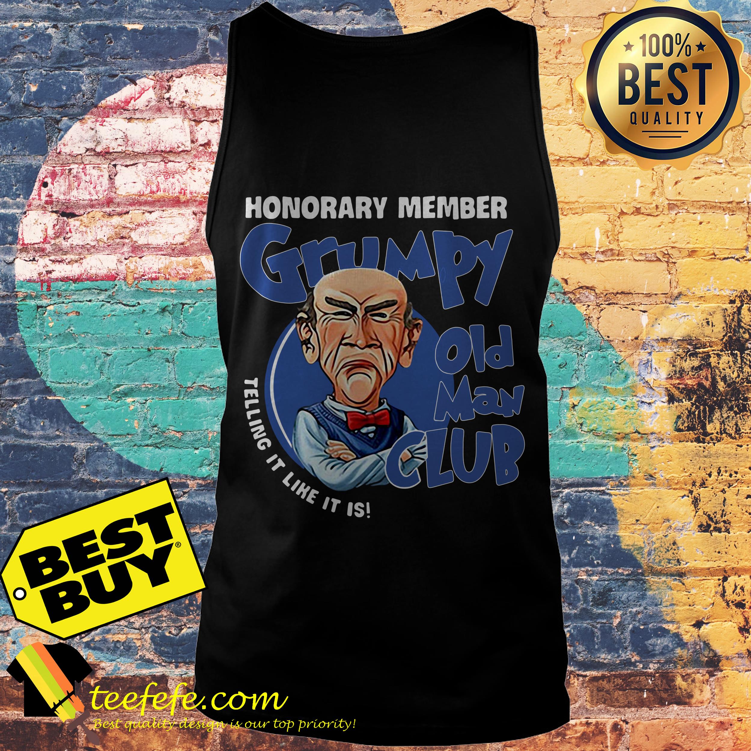 Honorary Member Grumpy Old Man Club Telling It Like It Is Walter tank top