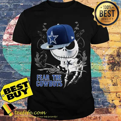 Jack Skellington Fear The Cowboys shirt