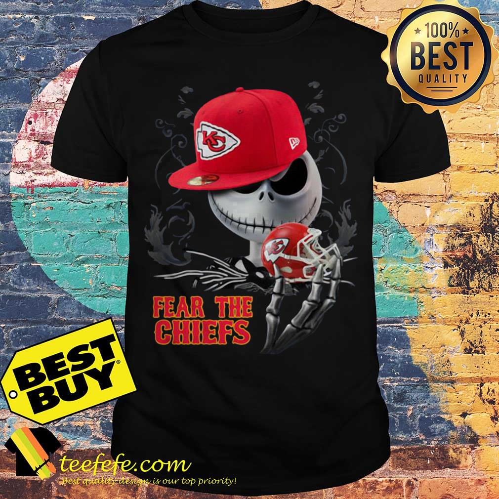 Jack Skellington Fear the Kansas City Chiefs Halloween shirt Jack Skellington Fear the Kansas City Chiefs Halloween shirt