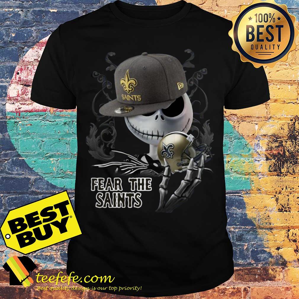 Jack Skellington Fear the new Orleans Saints Halloween shirt