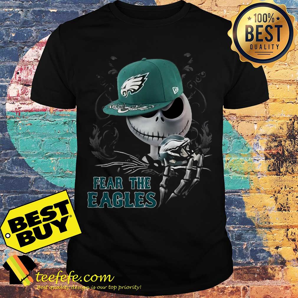 Jack Skellington Fear the Philadelphia Eagles Halloween shirt Jack Skellington Fear the Philadelphia Eagles Halloween shirt