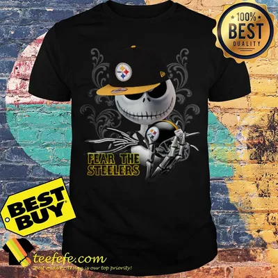 Jack Skellington Fear the Pittsburgh Steelers Halloween shirt