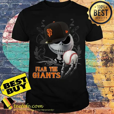 Jack Skellington Fear the San Francisco Giants Halloween shirt