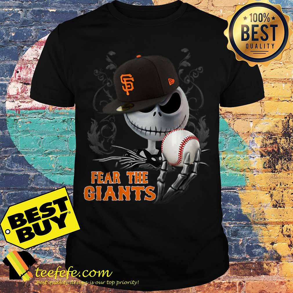Jack Skellington Fear the San Francisco Giants Halloween shirt