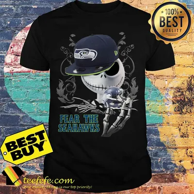 Jack Skellington Fear The Seahawks Halloween shirt