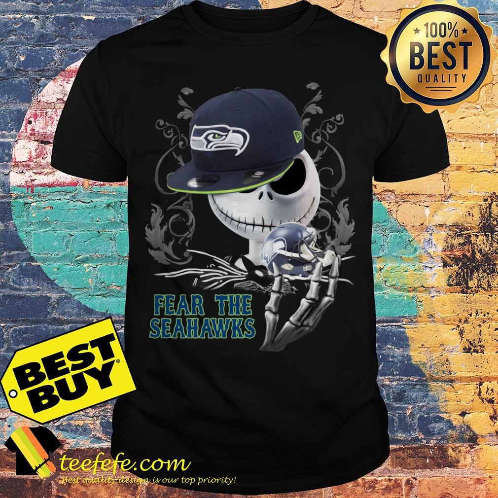 Jack Skellington Fear The Seahawks Halloween shirt