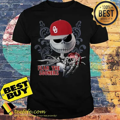 Jack Skellington Fear the Sooners Ohio State Halloween shirt