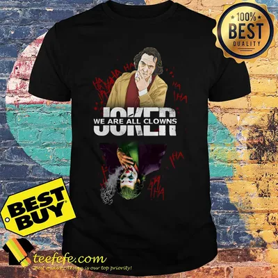 Joker we are all clowns Halloween shirt