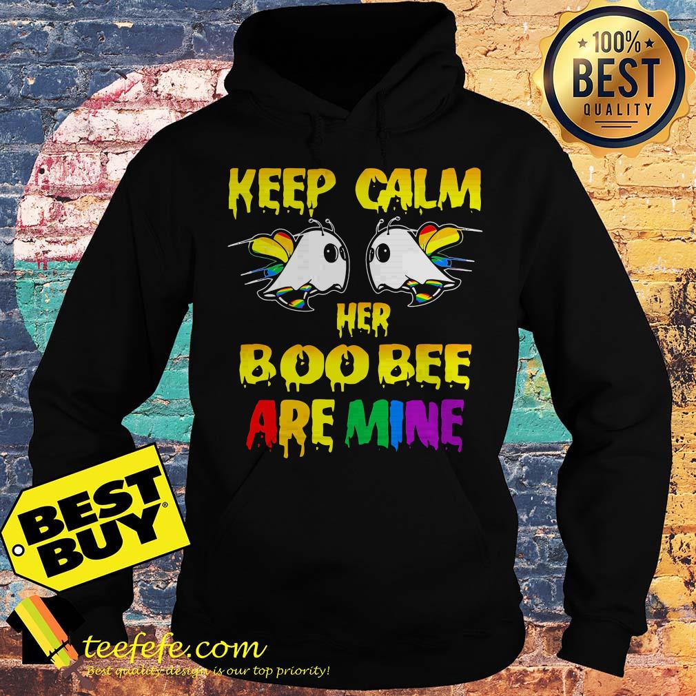 Keep Calm Her Boo Bees Are Mine Halloween Costume Funny Apparel hoodie