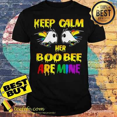 Keep Calm Her Boo Bees Are Mine Halloween Costume Funny Apparel shirt
