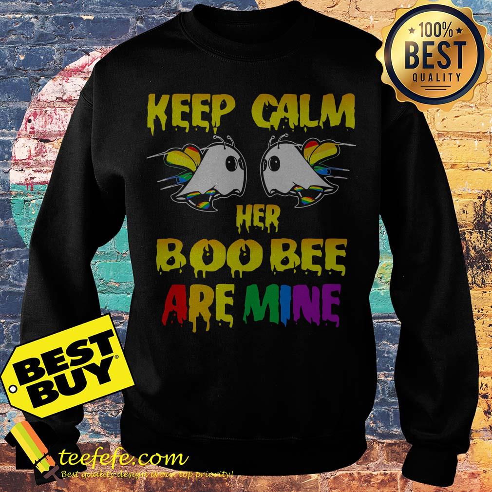 Keep Calm Her Boo Bees Are Mine Halloween Costume Funny Apparel sweatshirt