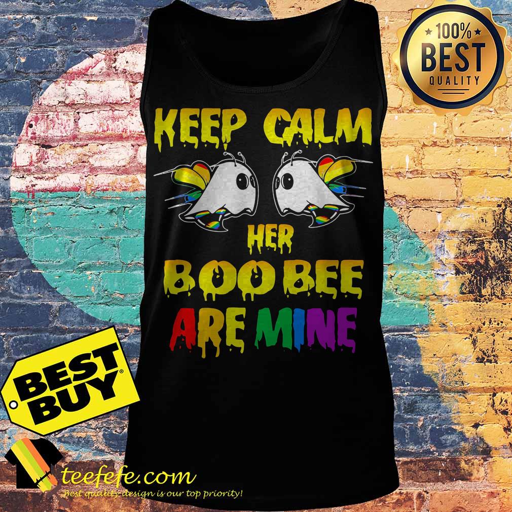 Keep Calm Her Boo Bees Are Mine Halloween Costume Funny Apparel tank top