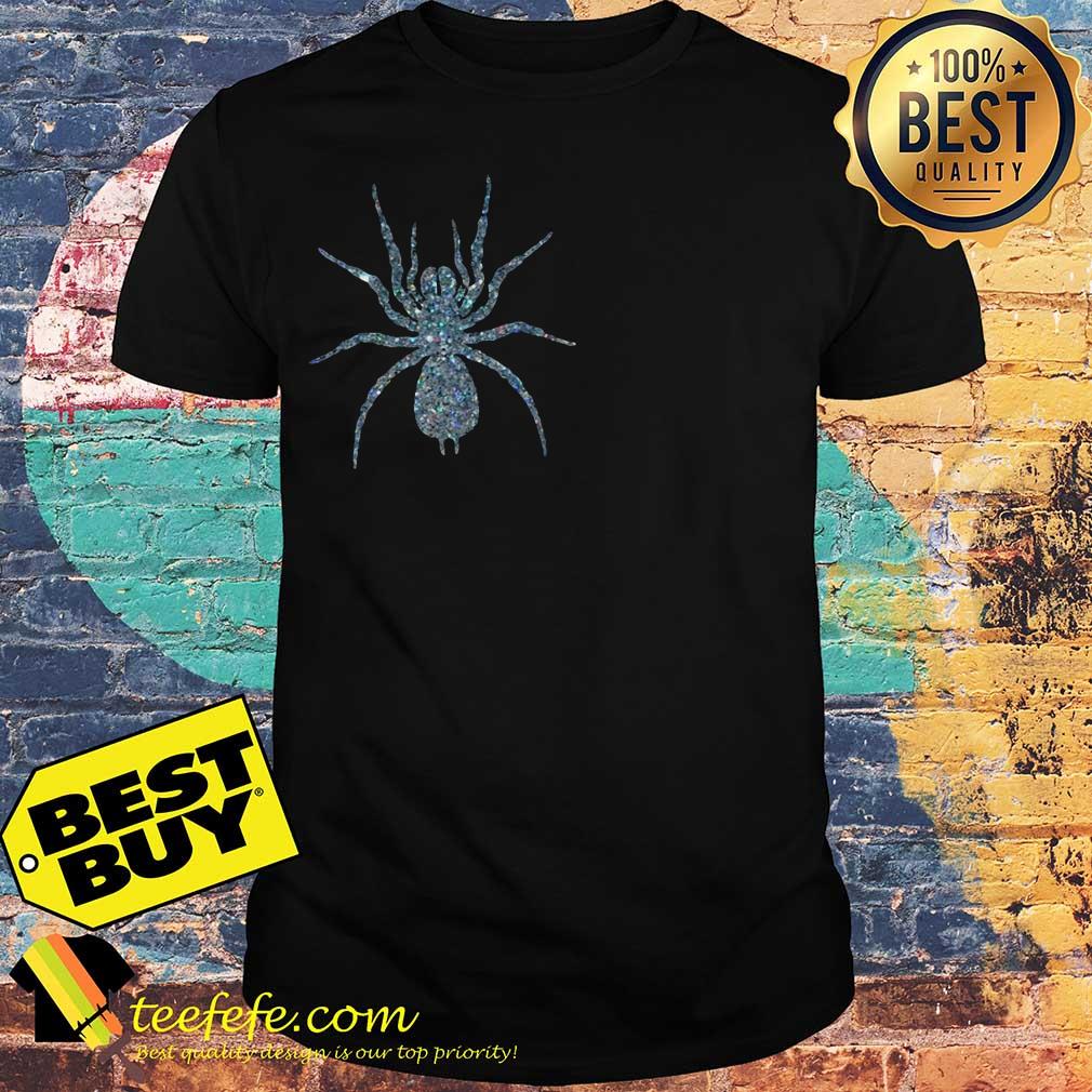 Lady Hale Spider brooch shirt