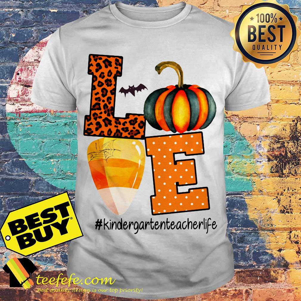 Love Kindergarten teacher life Halloween shirt