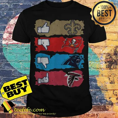 New Orleans Saints Tampa Bay Buccaneers Carolina Panthers and Atlanta Falcons shirt