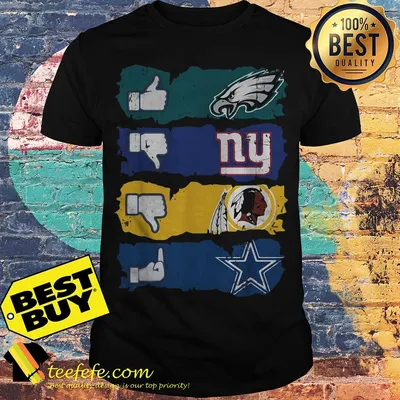 NFL Philadelphia Eagles, New York Giants, Washington Redskins and Dallas Cowboys shirt