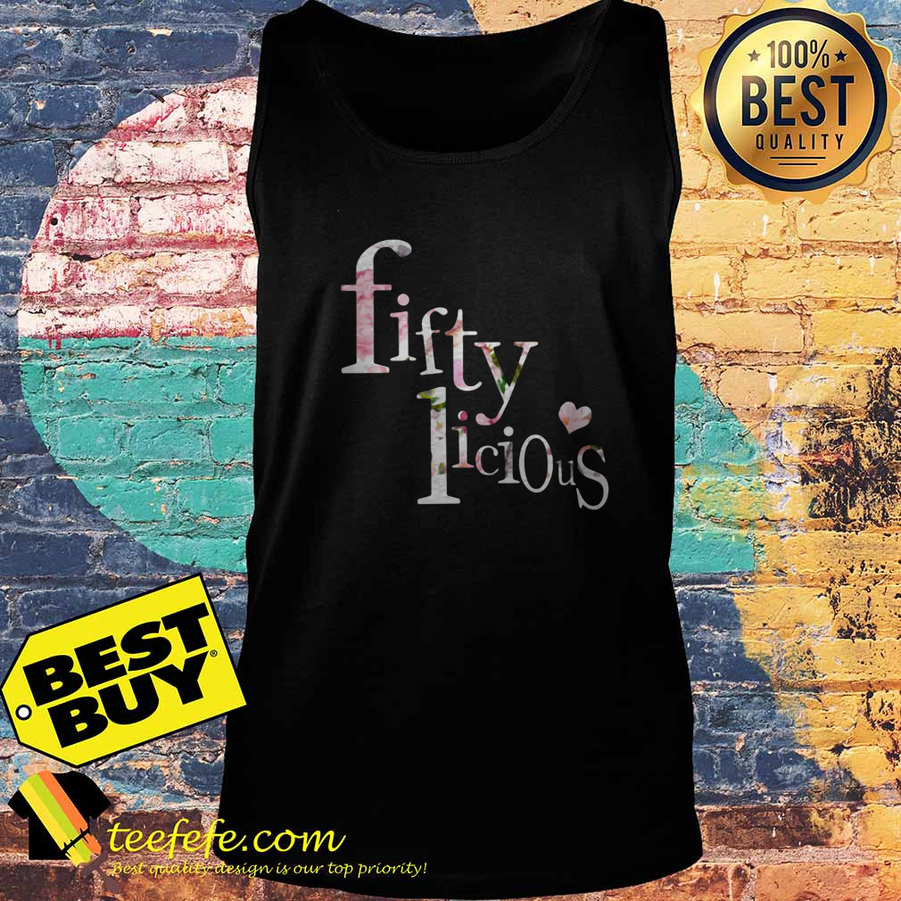 Official Flower fifty Licious tank top