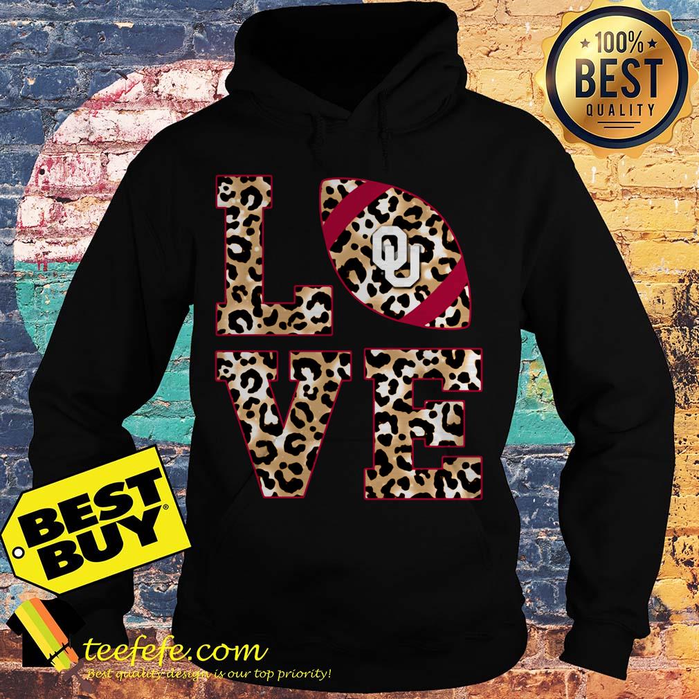 Oklahoma Sooners OU Love Leopard hoodie