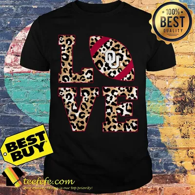 Oklahoma Sooners OU Love Leopard shirt