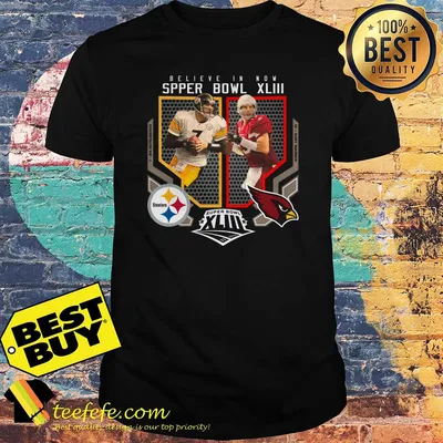 Pittsburgh Steelers vs.arizona cardinals super bowl XLIII shirt
