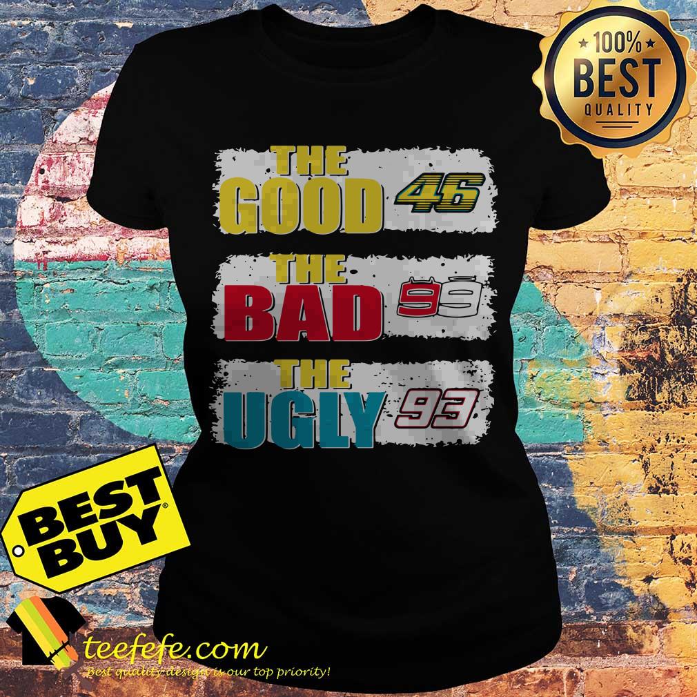 PVT The good 46 The bad 99 The ugly 93 ladies tee