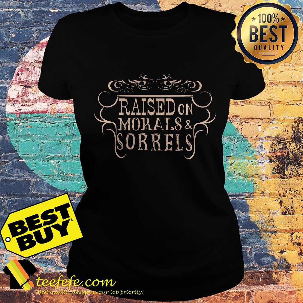 Raised on Morals and Sorrells Vintage ladise tee