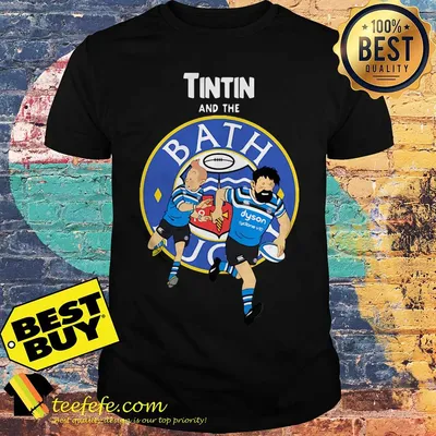 Tintin and the Bath Rugby shirt