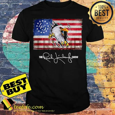 Trump Eagle Betsy Ross Flag the Rush Limbaugh show shirt