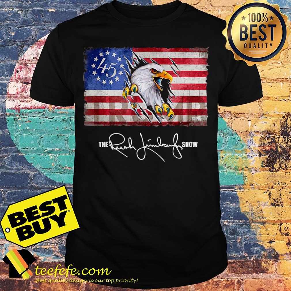 Trump Eagle Betsy Ross Flag the Rush Limbaugh show shirt