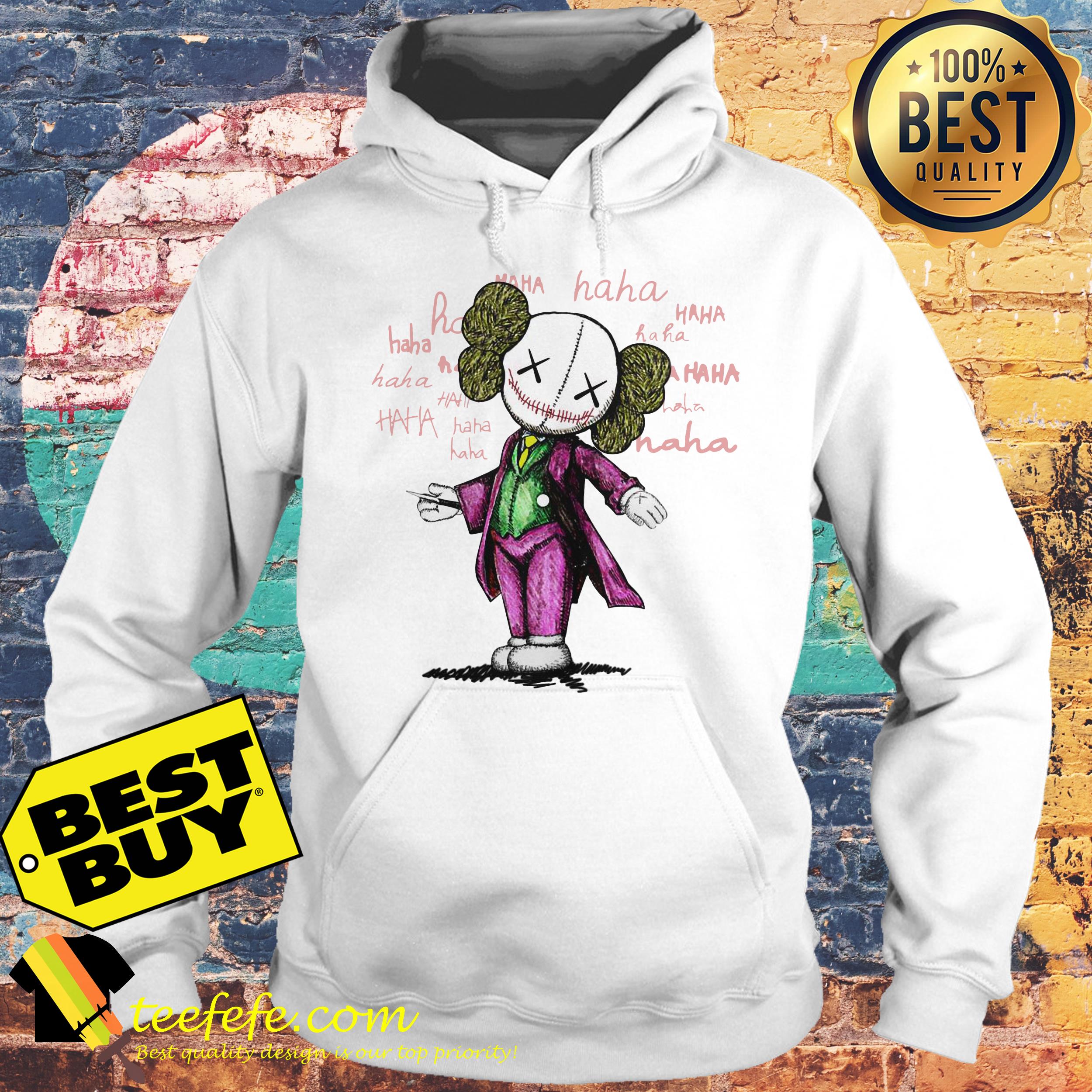 Awesome Kaws And Joker Haha hoodie
