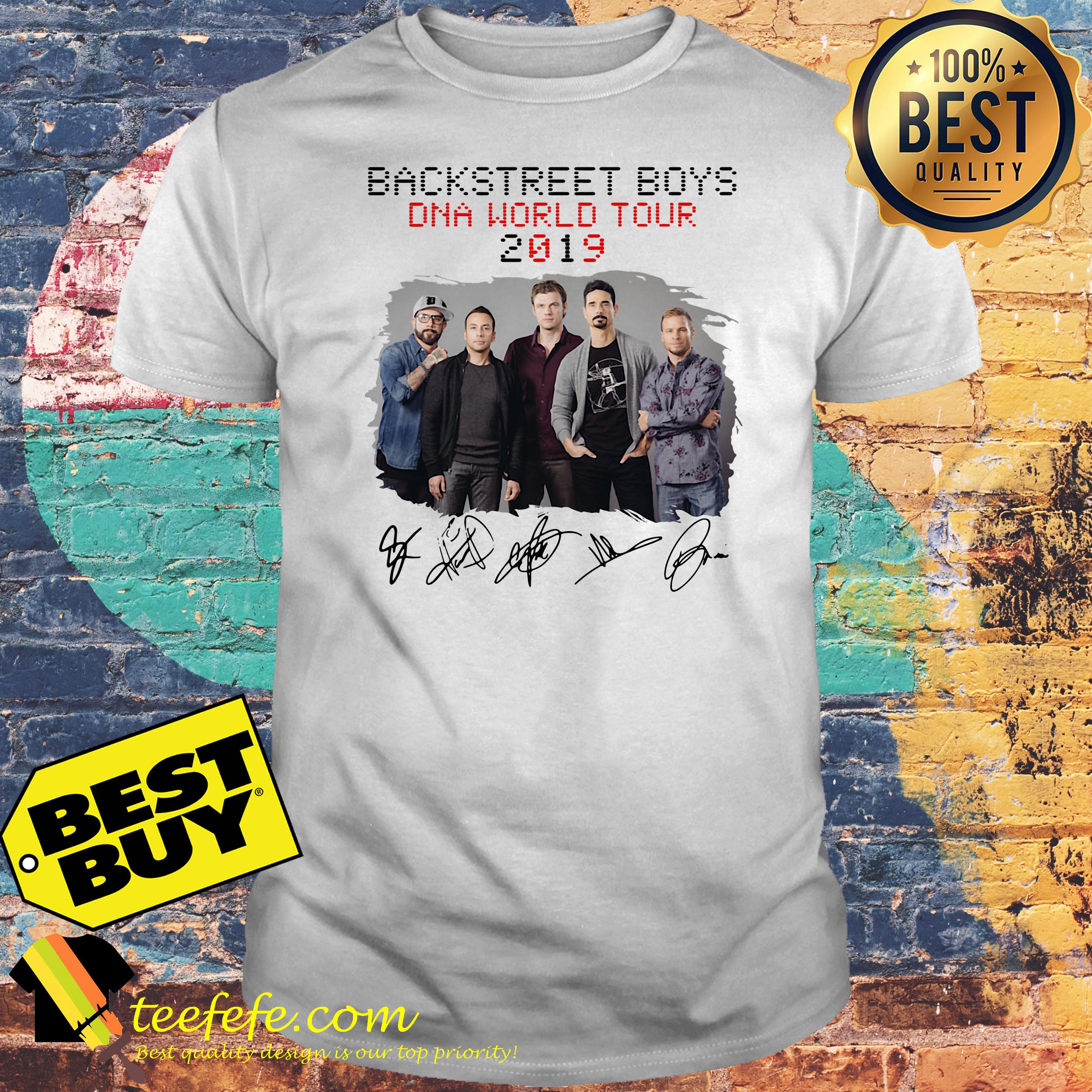 Backstreet Boys DNA World Tour 2019 signature shirt Backstreet Boys DNA World Tour 2019 signature shirt