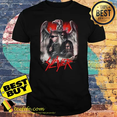 Band Members Slayer veteran Halloween signature shirt