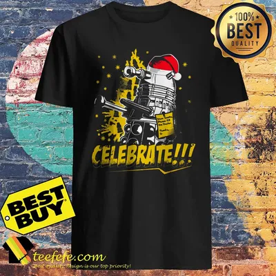 Celebrate Doctor Who Christmas Daleks shirt