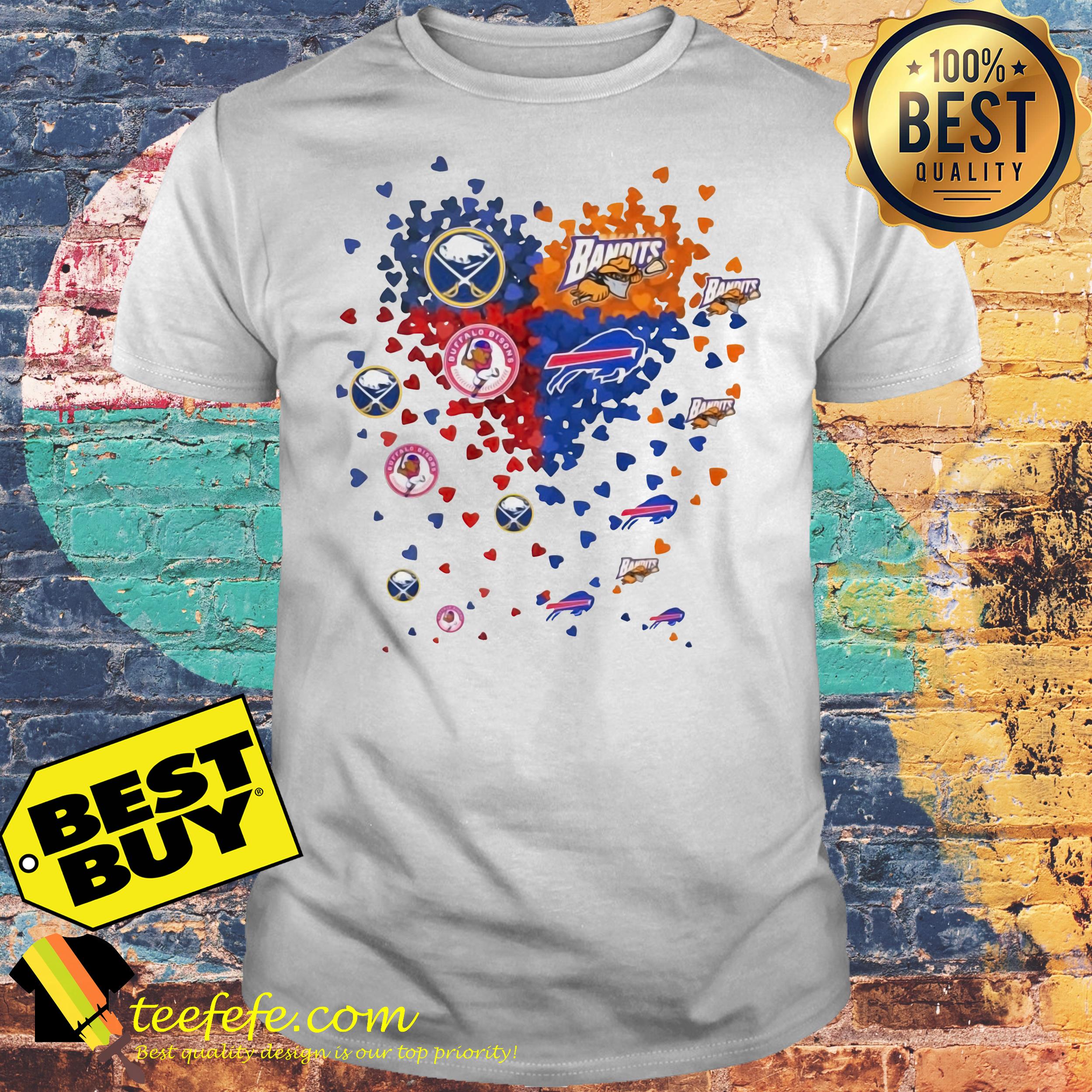 Cuore Pasqua Buffalo Sabres Buffalo Bisons Bandits Buffalo Bills shirt Cuore Pasqua Buffalo Sabres Buffalo Bisons Bandits Buffalo Bills shirt