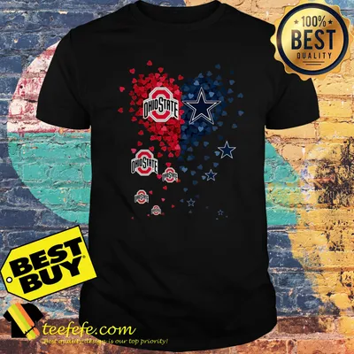 Cuore Pasqua Ohio State Buckeyes Dallas Cowboys shirt
